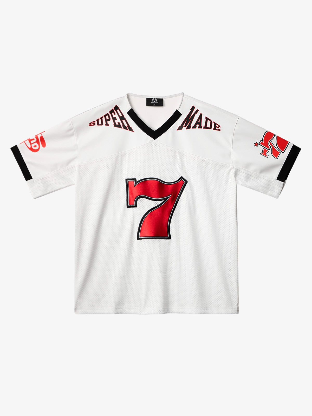 Original "SUPER 7" V Neck Jersey T SHIRT 2400