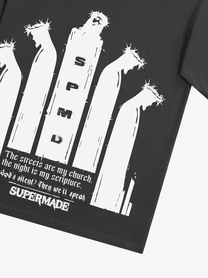 Original Saint Slogan Graphic T-Shirt 