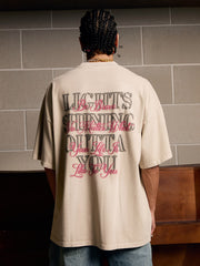 Full Diamond Tooth Pattern T-Shirt - 2258 