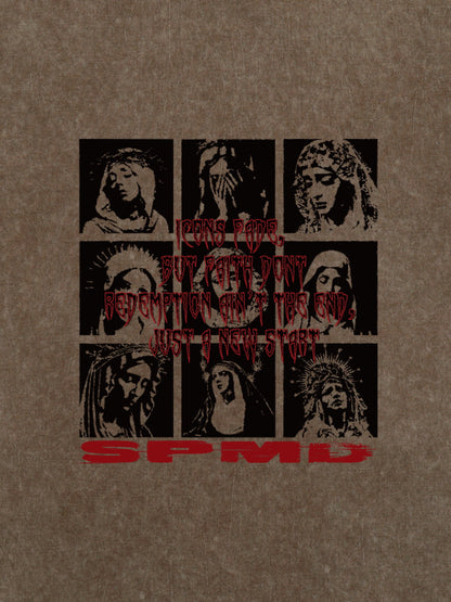 Original Saint Slogan Graphic T-Shirt 