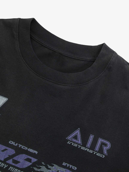 Thesupermade Washed Edge Long Sleeve T-shirt 