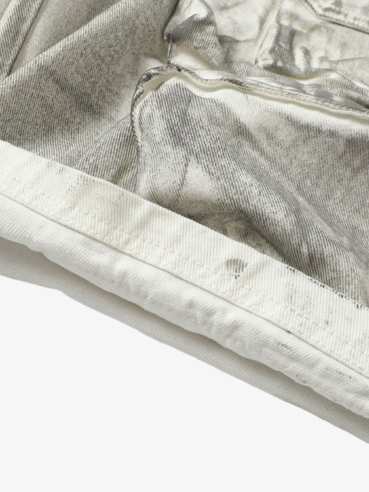 Distressed Multi-Pocket Cargo Shorts 