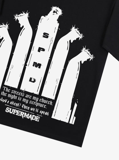 Original Saint Slogan Graphic T-Shirt 