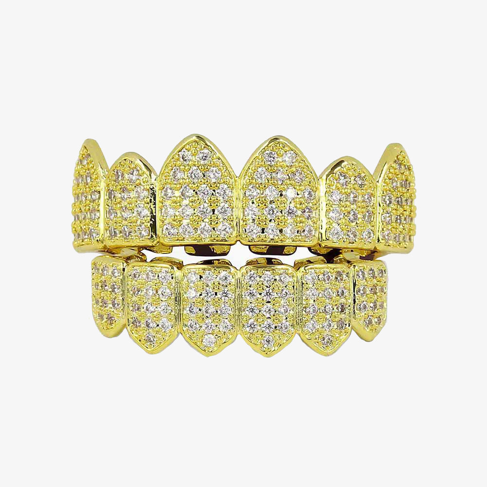 Vampire Teeth Zircon Braces 