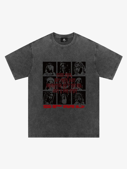 Original Saint Slogan Graphic T-Shirt 