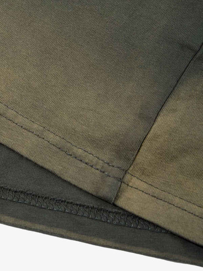 Oversized Cross and Studed T-Shirt 