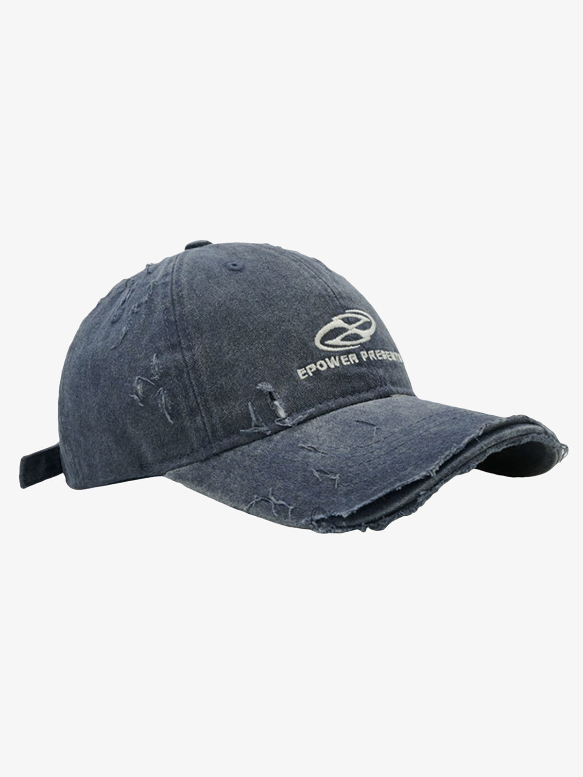 Thesupermade Ripped Denim Baseball Cap - 2028 