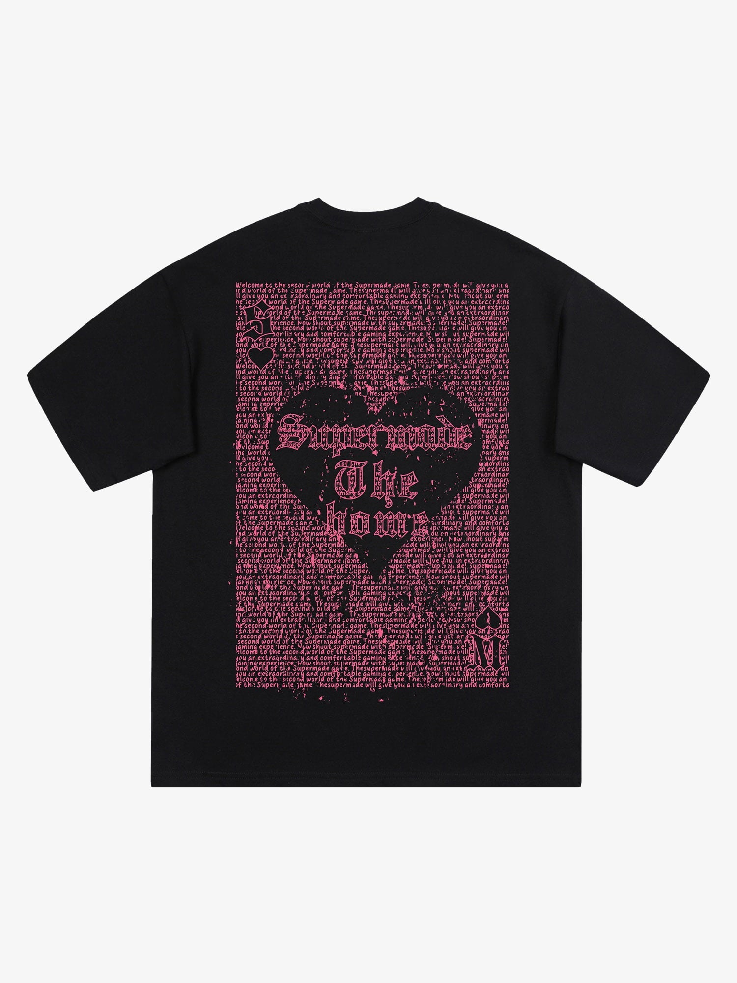 Thesupermade Valentine's Day Graffiti Poker T-shirt - 1946 