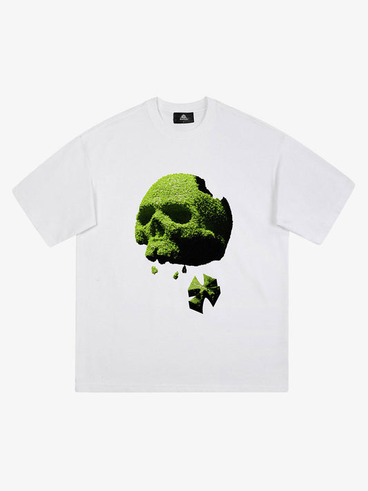Thesupermade Skull Print T-shirt - 1836 