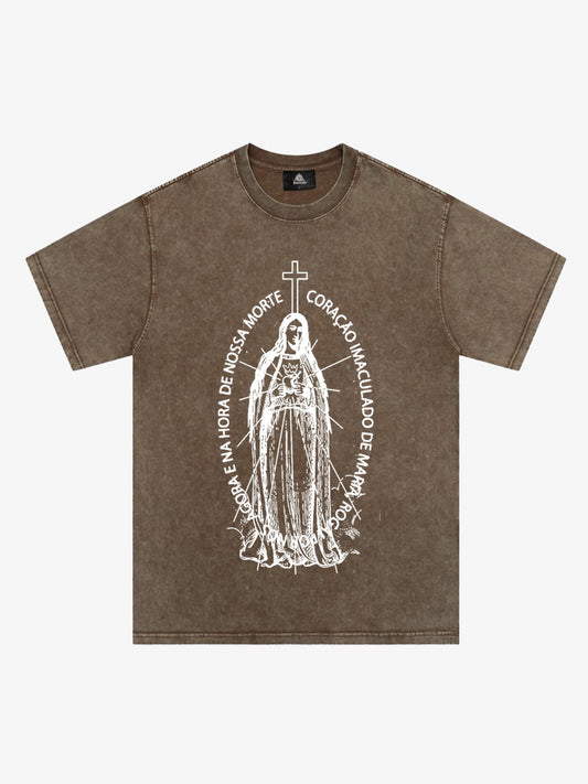 Original Retro Cross Religious Icon T-Shirt 