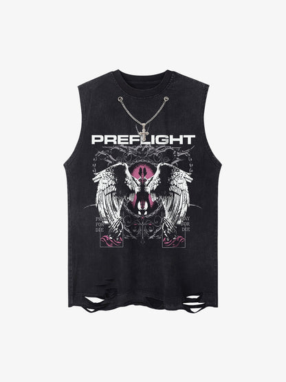 Thesupermade Angel Wings Street Rap Vest 