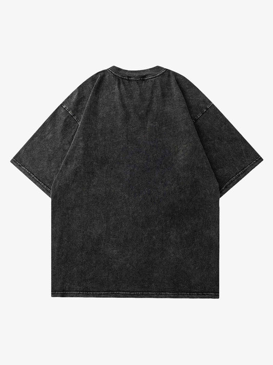 Thesupermade American Vintage Old Masked Hip-hop T-shirt 