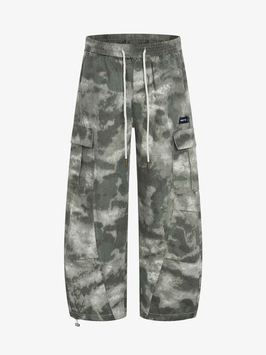 Camouflage Workwear Barrel Pants 