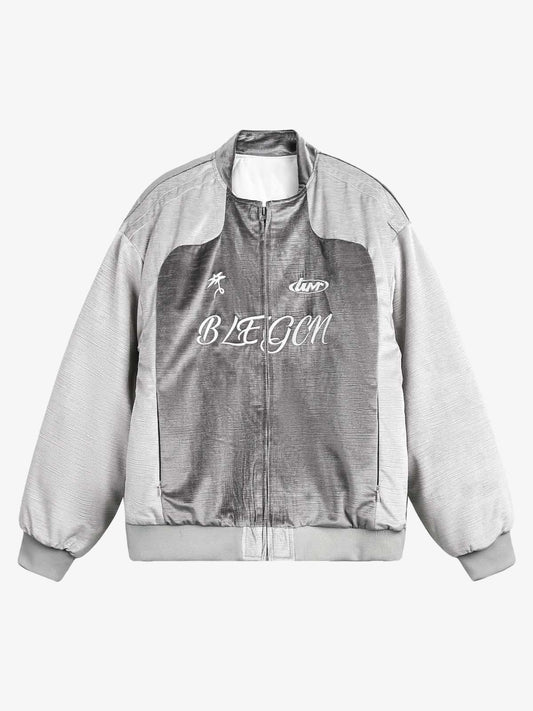Thesupermade Patchwork Embroidered Bomber Jacket 