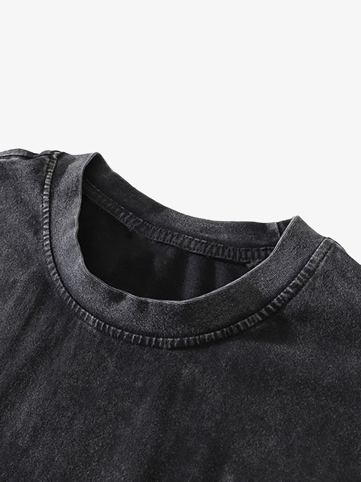 Thesupermade Retro Washed Distressed Doberman Pinscher T-shirt-2202 