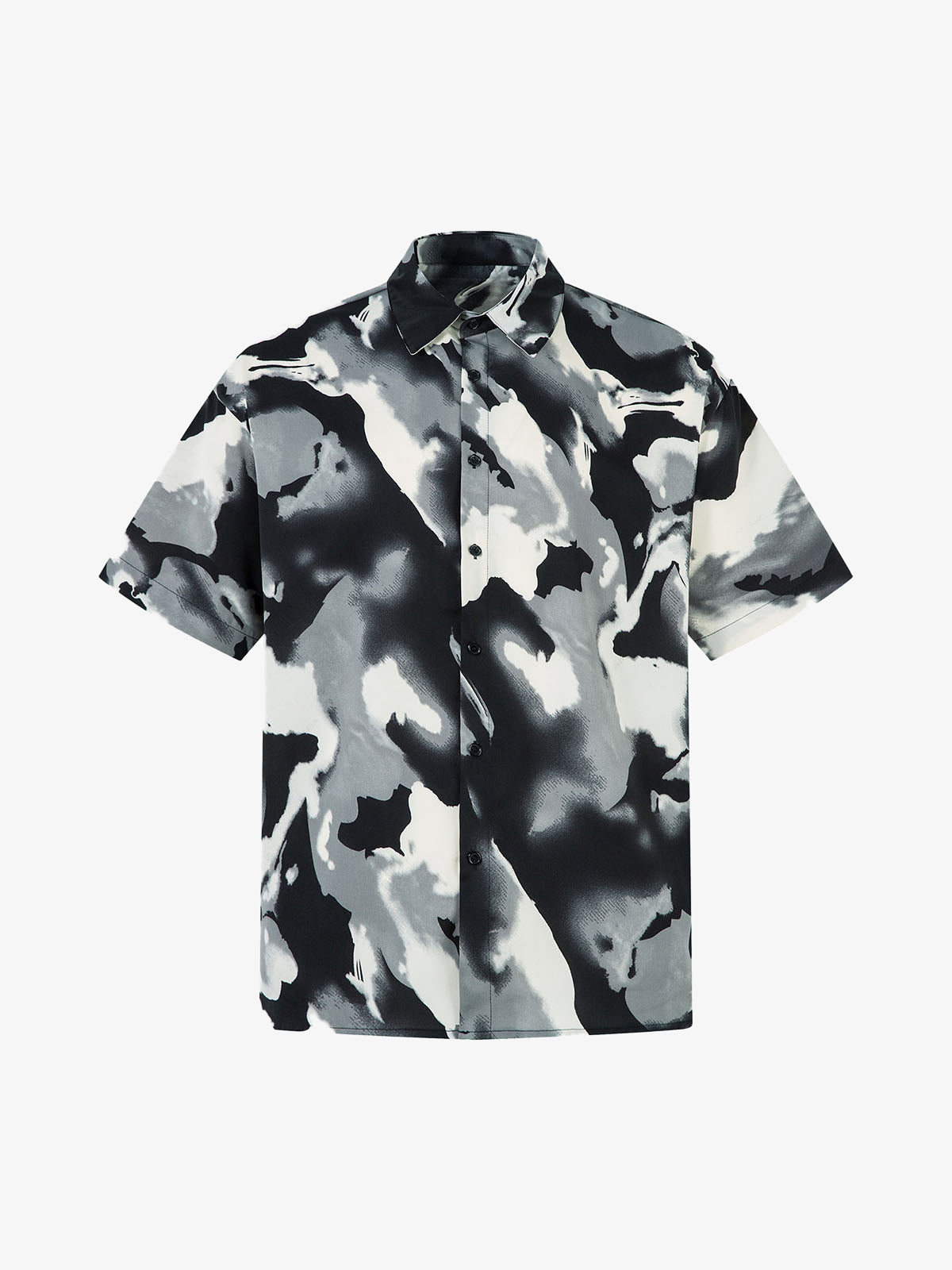 Abstract Tie-Dye Print Shirt 
