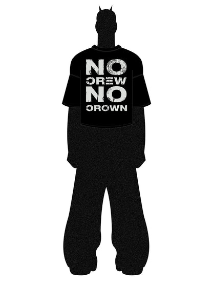 Originl No Crew No Crown Graphic T-Shirt 