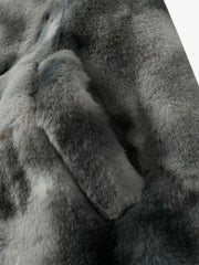 Heavy-Duty Faux Lambswool Tie-Dye Urban Jacket - 1558 