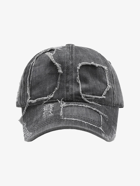 Washed Color Matching Hole  Cap 