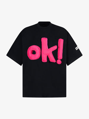 Fun "OK!" Graphic T-Shirt 