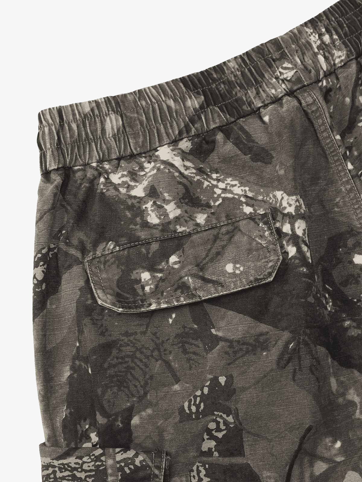 Thesupermade Fallen Leaf Camouflage Pocket Workwear Shorts - 2050 