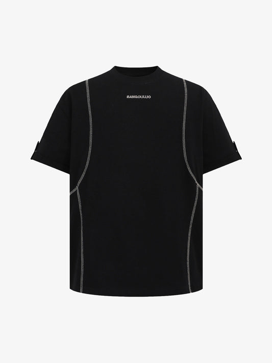 Retro Quilted Design T-shirt 