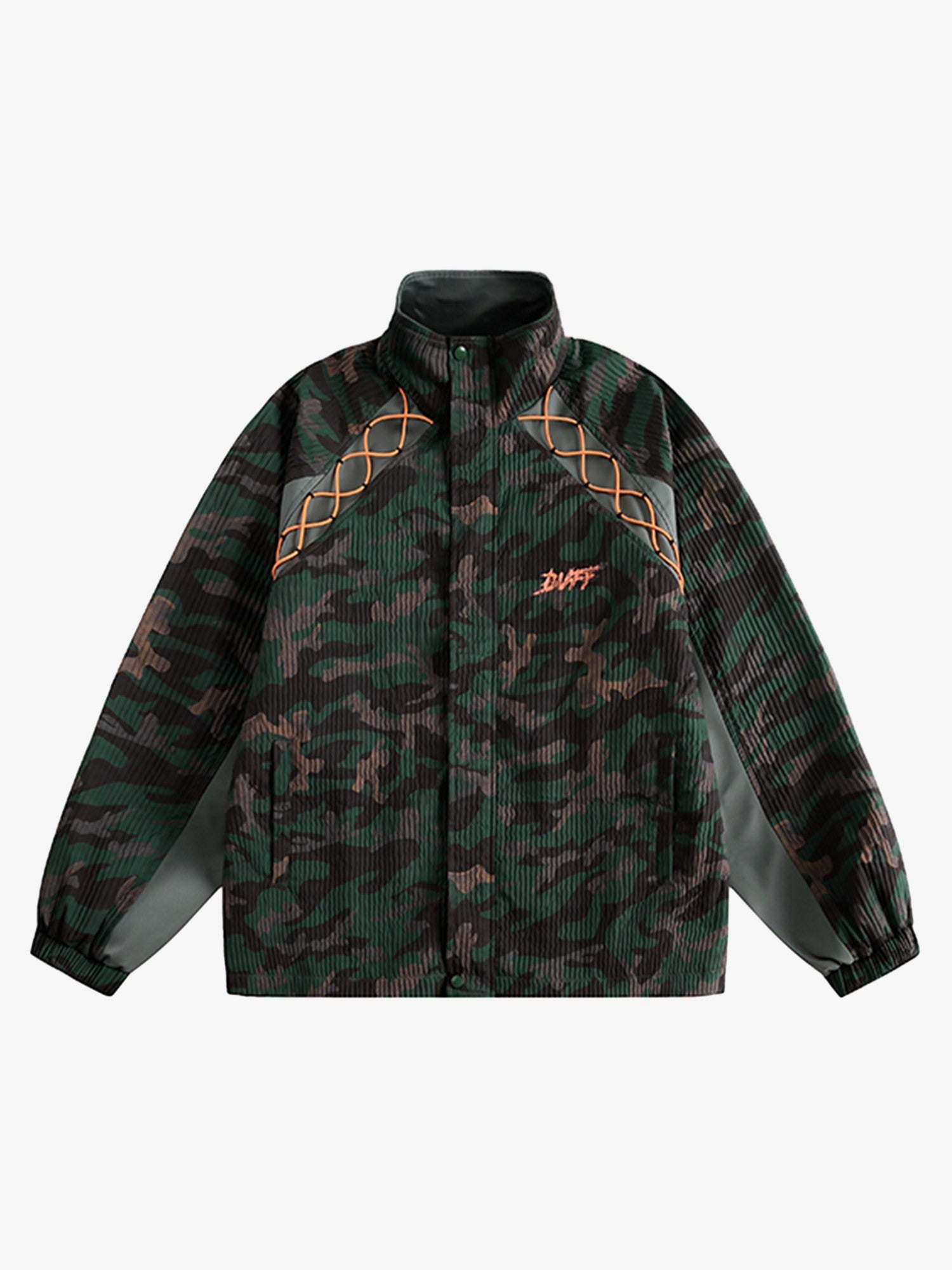 Thesupermade Camouflage Diamond Patchwork Jacket 