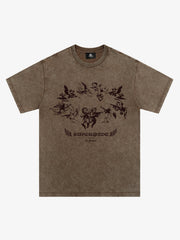 Original Vintage Angel Graphic Print T-Shirt 