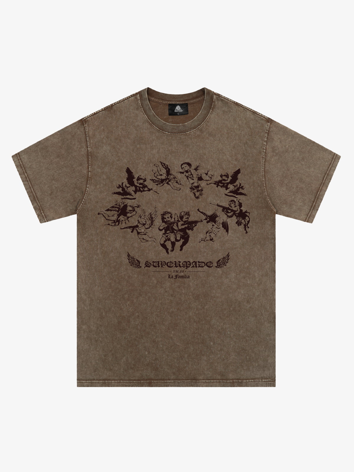 Original Vintage Angel Graphic Print T-Shirt 