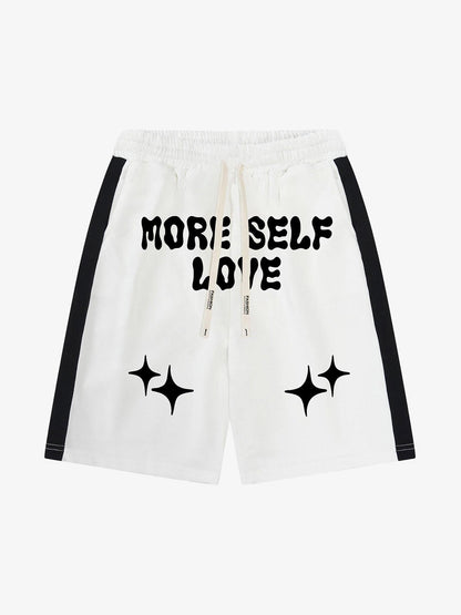 Thesupermade Color-coded Printed Casual Shorts 