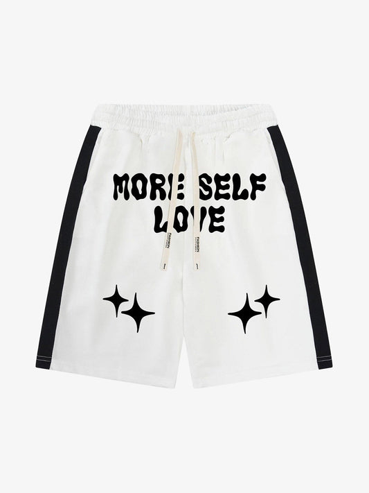 Thesupermade Color-coded Printed Casual Shorts 