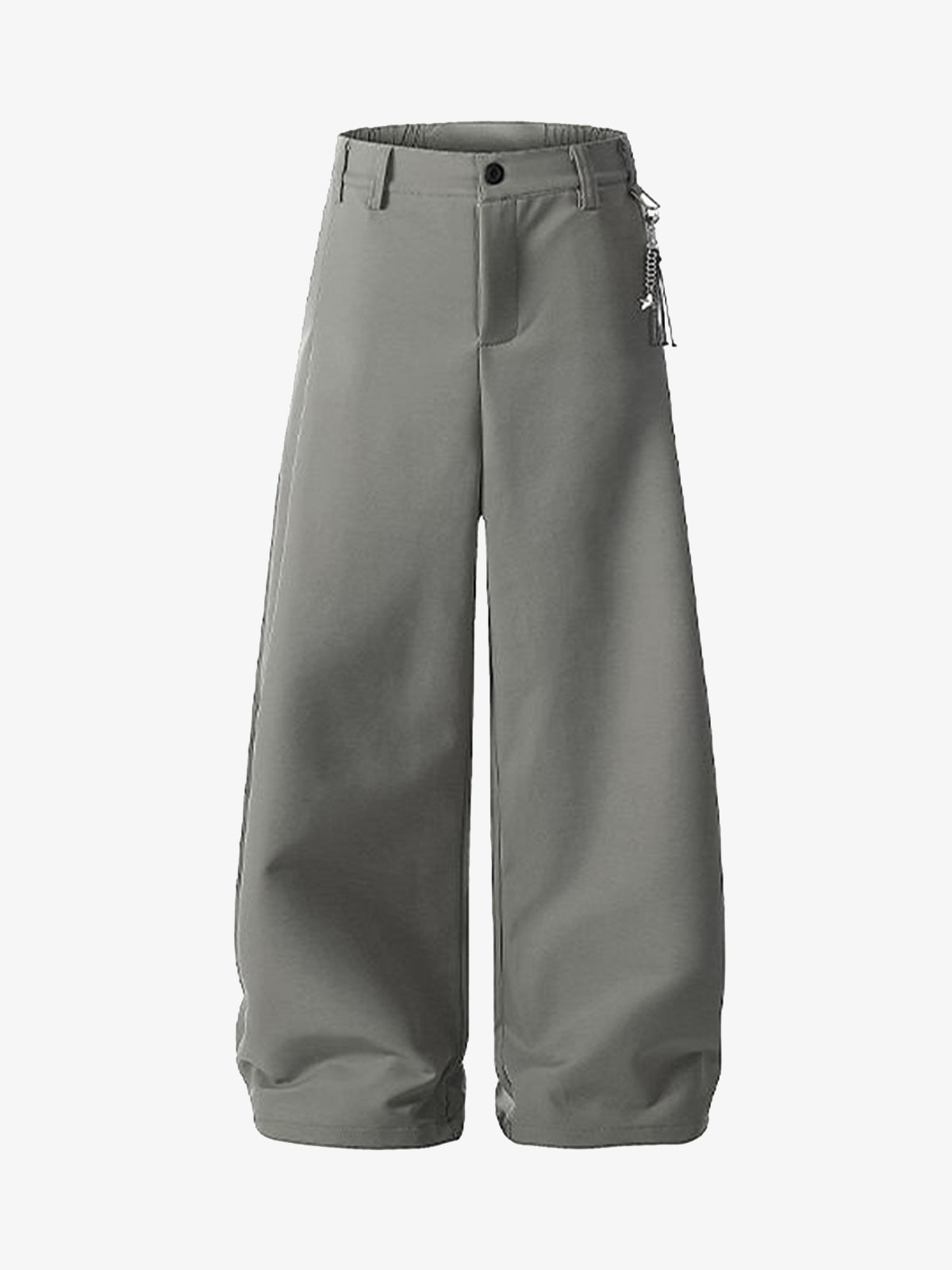 Elastic Waistband Barrel Pants 2425