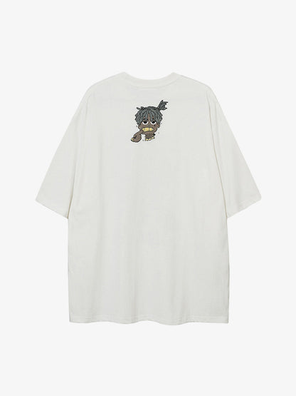 Thesupermade Cartoon Foam Loose T-Shirt 