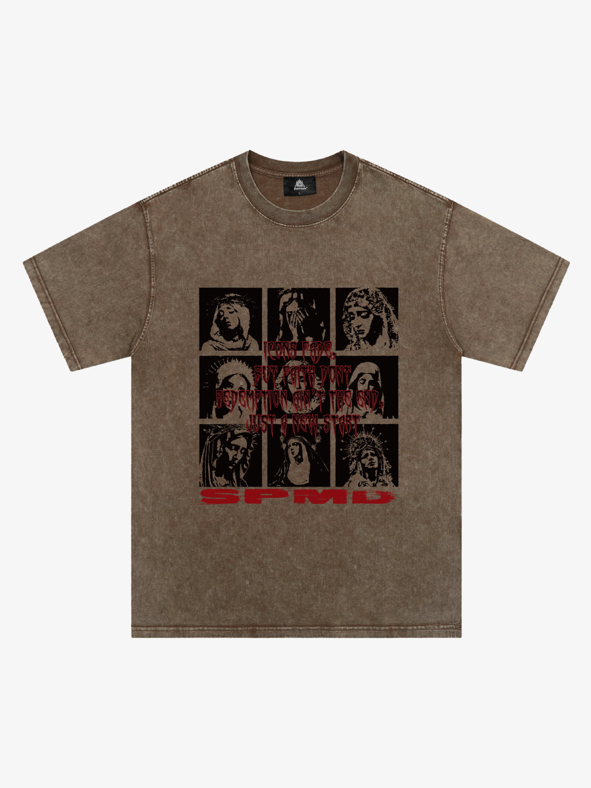 Original Saint Slogan Graphic T-Shirt 