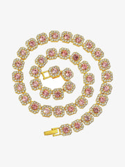 Thesupermade Round Diamond Cuban Necklace 