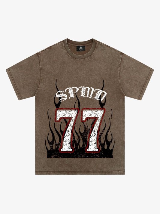 Original 77 Flame Graphic T-Shirt 