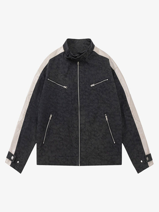 Matte PU Moto Leather Jacket 