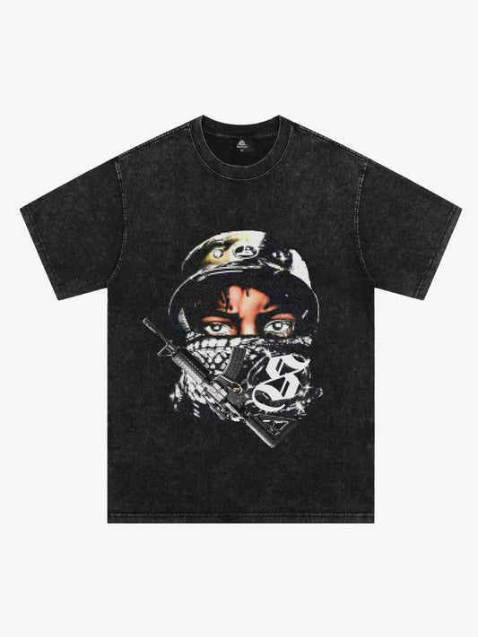 Orginal Street Fighter Print T-Shirt 