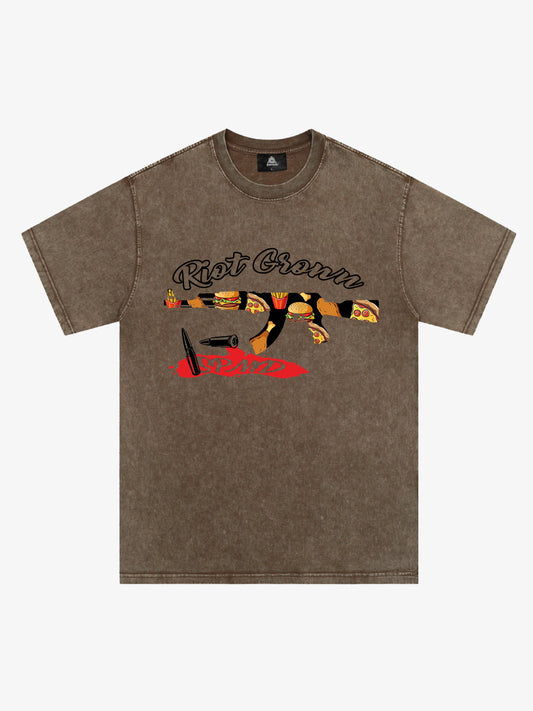 Original Funny AK Graphic Print T-Shirt 