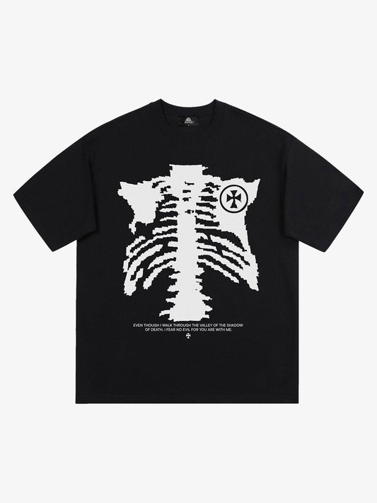 Thesupermade Skull Print T-shirt 