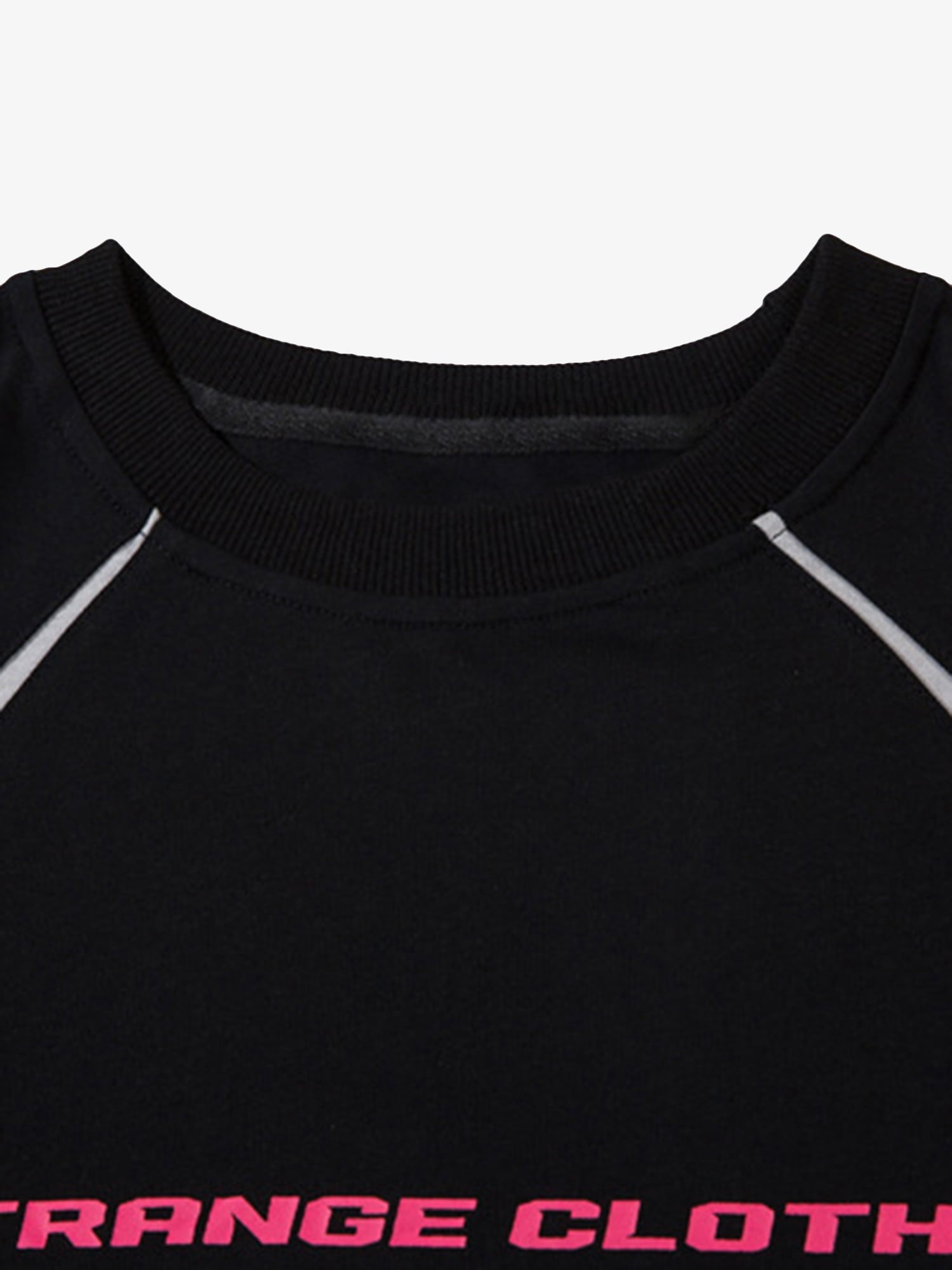 Retro Color-Blocked Deconstructed Stitching Racing T-shirt 