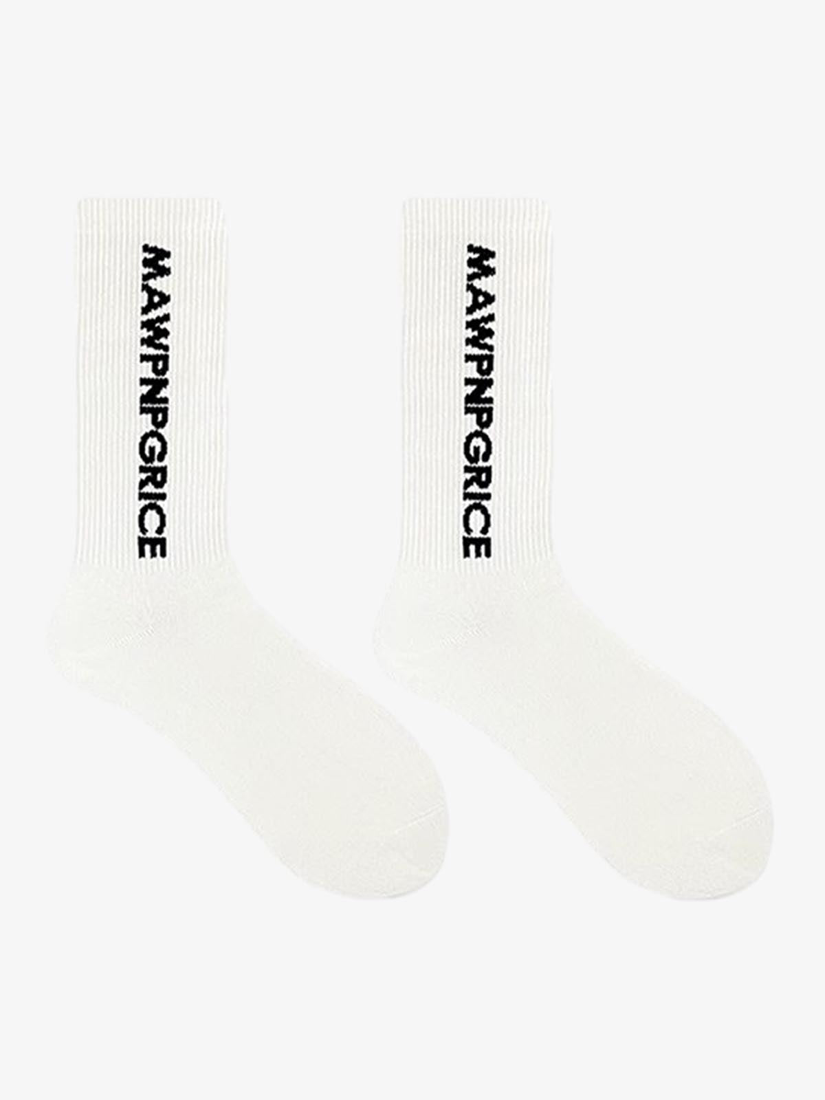 Thesupermade Street Letter Sports Socks 
