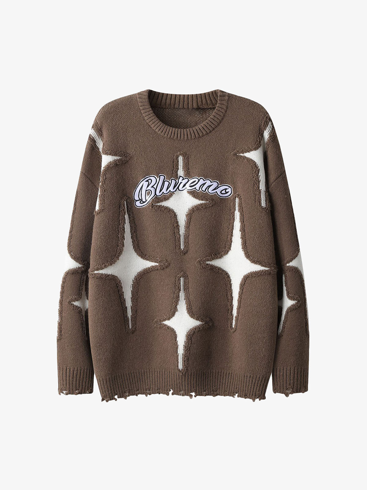 Thesupermade Maillard Star Tassel Ripped Sweater - 1909 