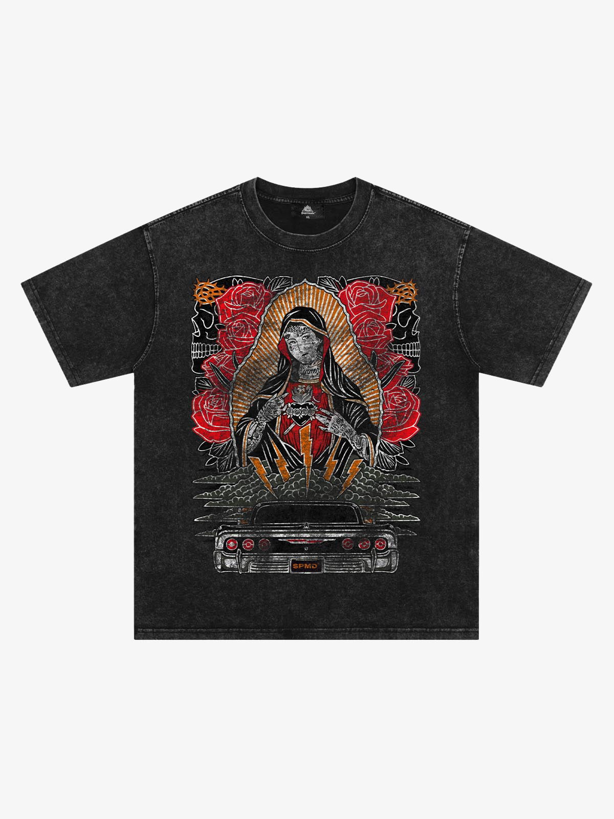 Original Vintage Virgin Mary Graphic T Shirt