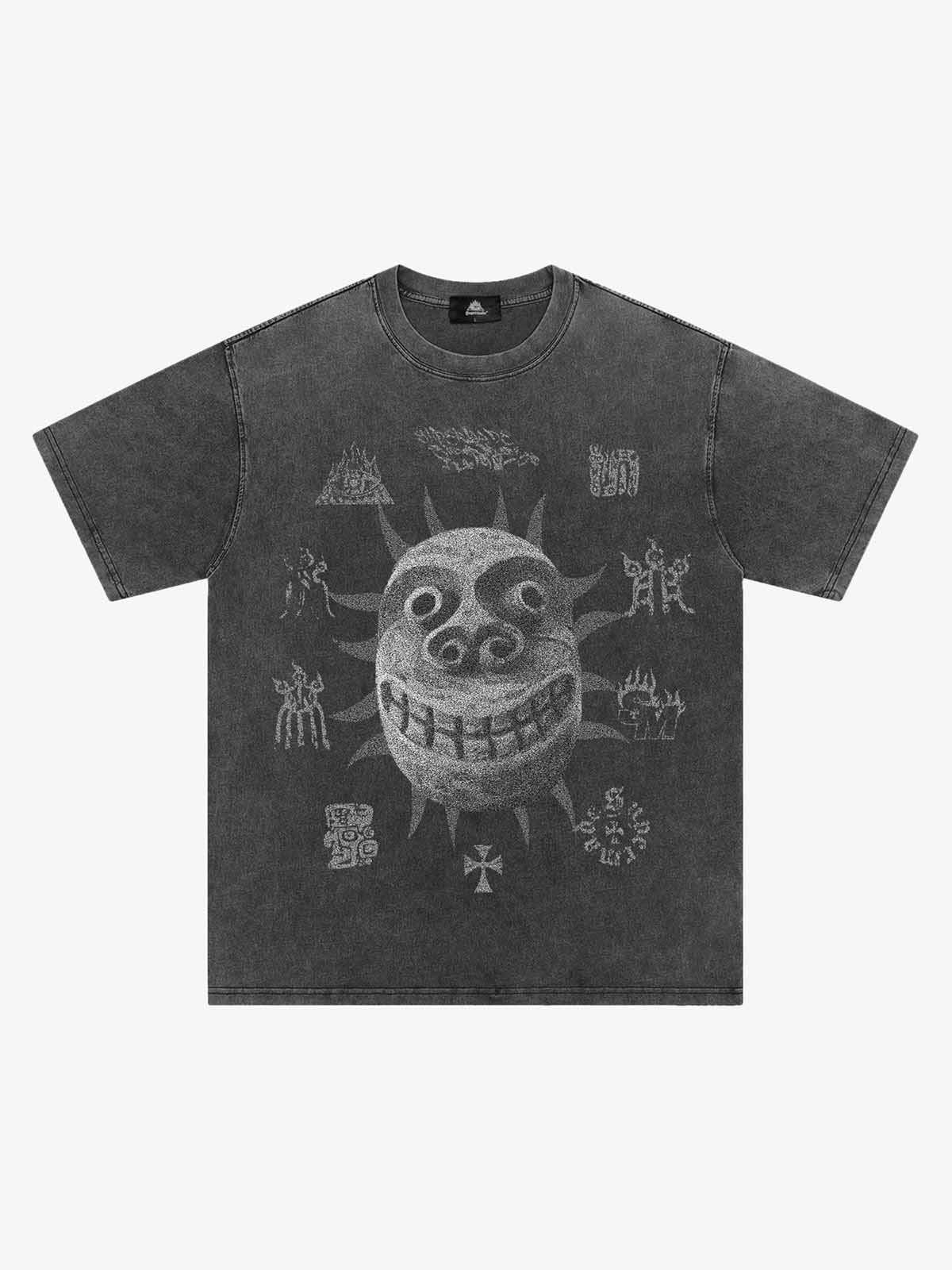 Thesupermade Shattered Ancient Country Mask Tee 