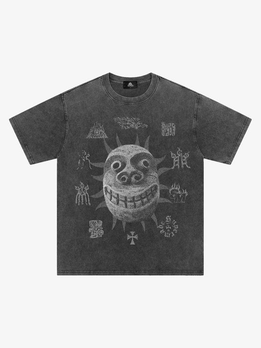 Thesupermade Shattered Ancient Country Mask Tee 