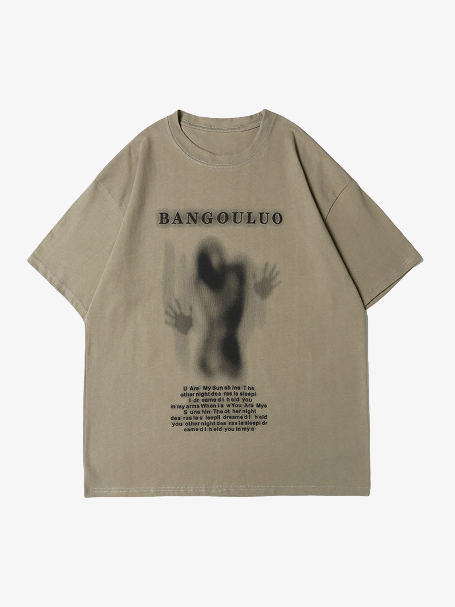 Thesupermade Dark Silhouette Print T-shirt 