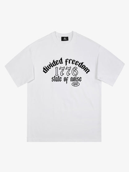 Original 1776 Lettering Print T-shirt 