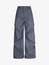 Retro Pleated Drape Cleanfit Pants 