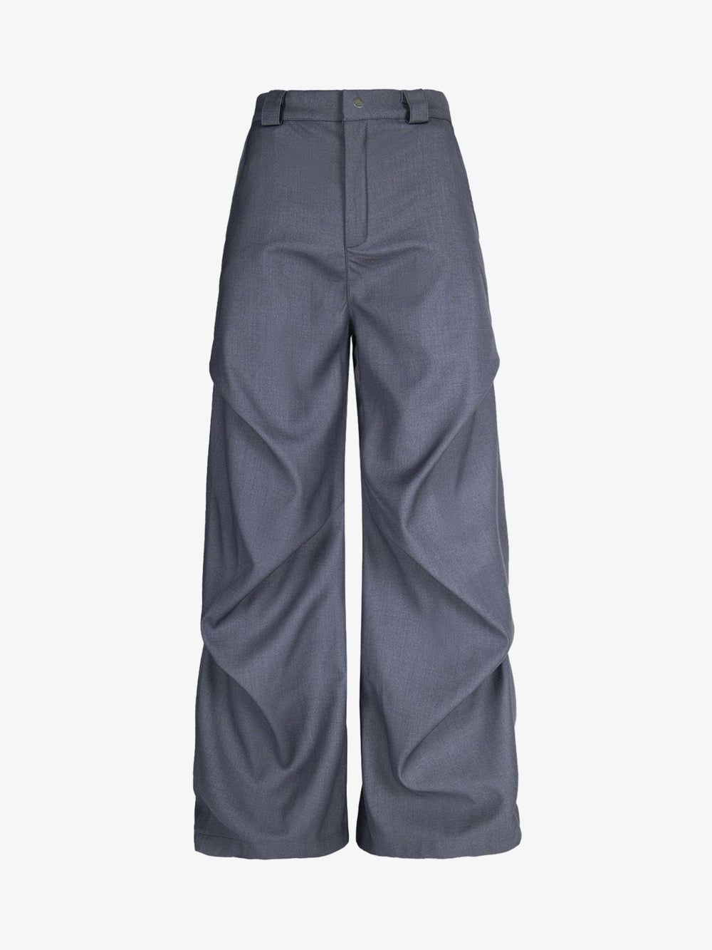 Woven Retro Cleanfit Pleated Drape Pants 